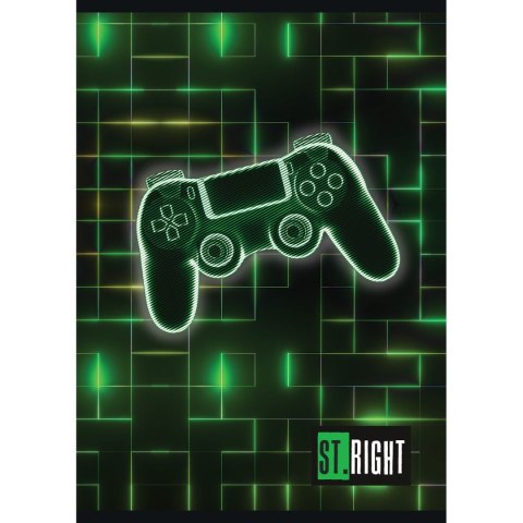 Zeszyt St.Right A5 32k. 70g krata Unipap