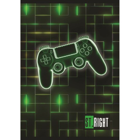 Zeszyt St.Right A5 32k. 70g krata Unipap