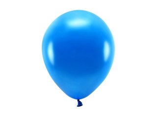 Balon gumowy Metalizowane Eco Balloons granatowy 260mm Partydeco (ECO26M-074)