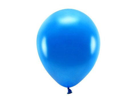 Balon gumowy Metalizowane Eco Balloons granatowy 260mm Partydeco (ECO26M-074)