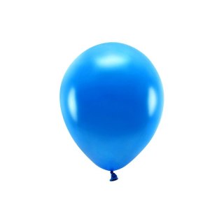 Balon gumowy Metalizowane Eco Balloons granatowy 260mm Partydeco (ECO26M-074)