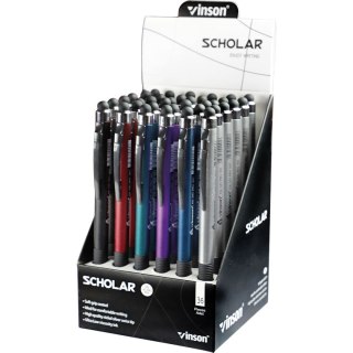 Długopis olejowy SCHOLAR 901 wkład niebieski 0,7mm Vinson