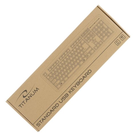 Klawiatura USB czarny Titanum (TK101)