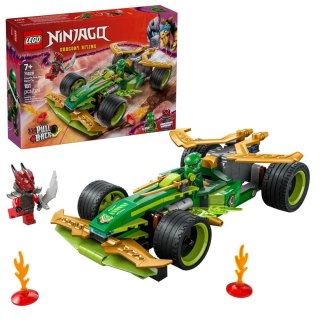 Klocki konstrukcyjne Ninjago Samochód wyścigowy Lloyda z napędem typu pull-back Lego (71828)