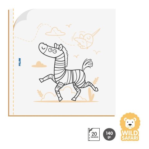 Kolorowanka Dzikie Safari Milan (54218GC01)