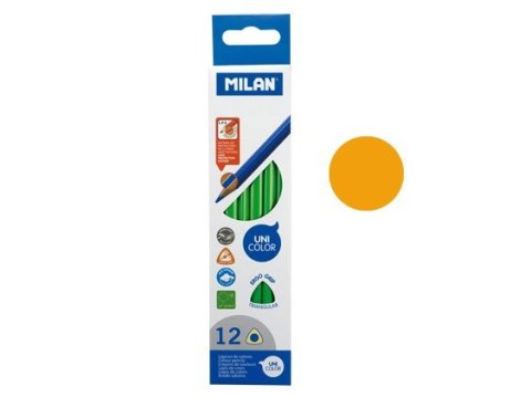 Kredki ołówkowe 1 kol. Milan (722313212)