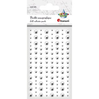 Kryształki Craft-Fun Series perełki srebrne Titanum (24MH03116(silver))