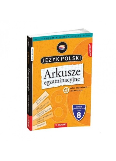 Książeczka edukacyjna TESTY - Ósmoklasisty - Polski Demart