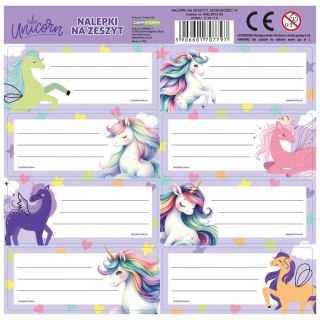 Naklejka na zeszyt Jednorożec Derform (NNZJR16)