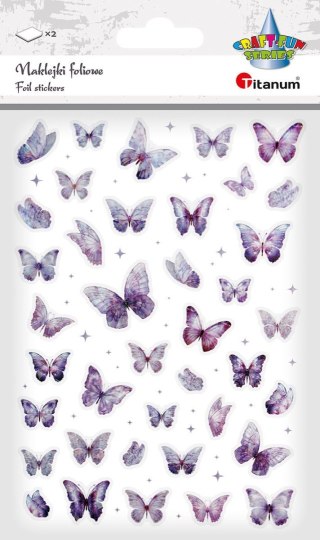 Naklejka (nalepka) Craft-Fun Series Naklejki laserowe motyle Titanum (24XQ0501-8 C)