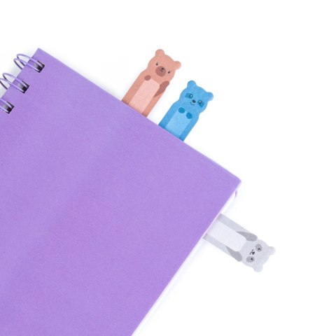 Notes samoprzylepny (karteczki) Misie mix Kidea (KASMKA)