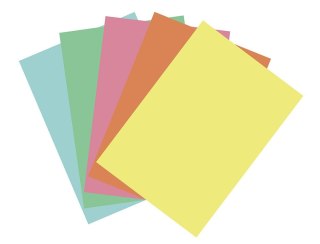 Papier ksero pastelowy A4 mix 100k. 80g Flamingo