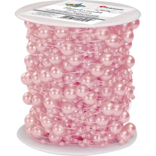 Perełki Craft-Fun Series na żyłce różowy pastelowy Titanum (D-8)