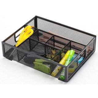 Przybornik na biurko czarny metal Q-Connect (KF17291)