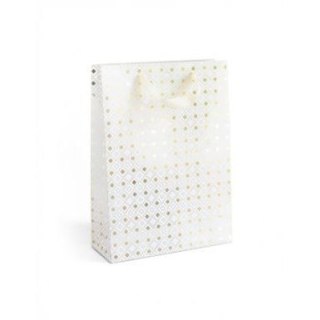 Torba prezentowa białe złote [mm:] 330x100x 240 (257019)