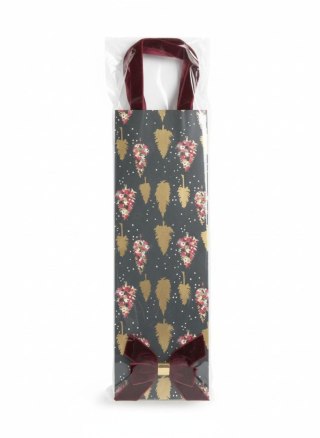 Torba prezentowa choinki z welurową kokardą, B 5szt. [mm:] 360x120x 85 Argo (257053)