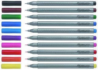Cienkopis Grip Finepen 0,4 wkład karminowy 0,4mm 1kol. Faber Castell (FC151626)