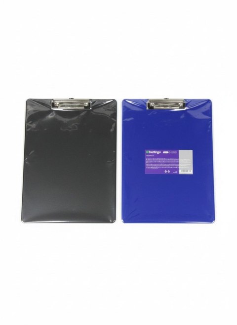 Deska z klipem (podkład do pisania) Steel & Style A4 niebieska Berlingo (299018)