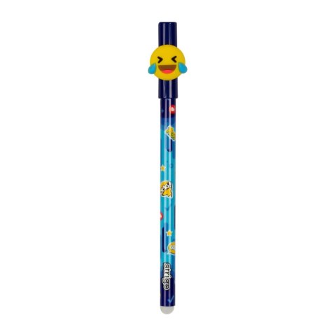 Długopis wymazywalny wymazywalny Emotki 590231557619 wkład niebieski 0,5mm Strigo (SSC198)