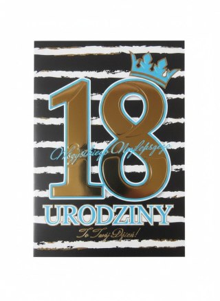 Kartka składana A5 18 PRISON BLUE A5 Henry (5908451980702)