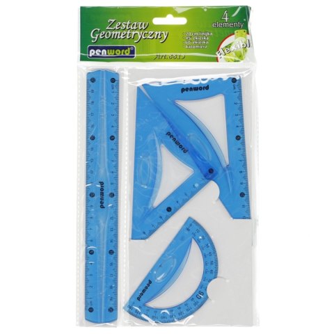 Komplet geometryczny 4 el. 20cm. 4 el. Sdm (8815)