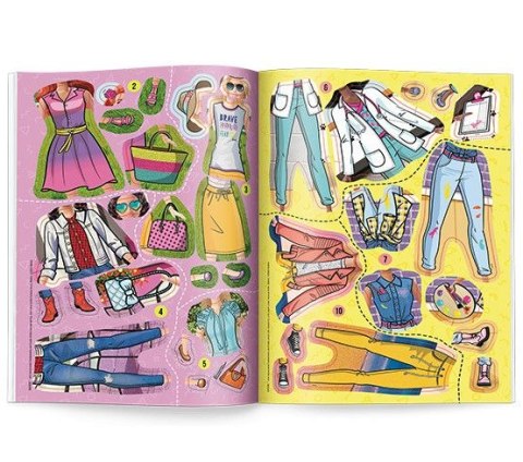 Książka dla dzieci Barbie™. Ubieranki, Naklejanki Ameet (SDU 1108)