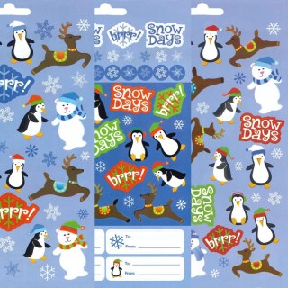 Naklejka (nalepka) Craft-Fun Series 6 plansz Titanum (Boże Narodzenie)