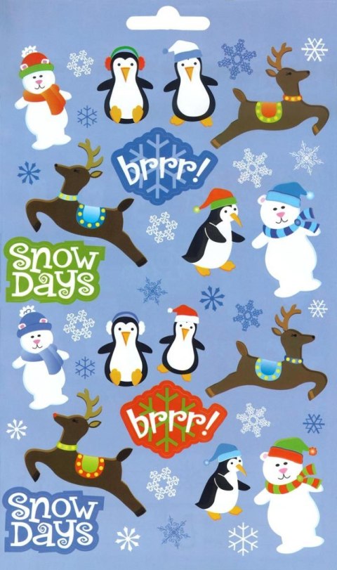 Naklejka (nalepka) Craft-Fun Series 6 plansz Titanum (Boże Narodzenie)