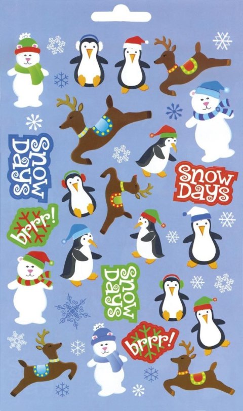 Naklejka (nalepka) Craft-Fun Series 6 plansz Titanum (Boże Narodzenie)