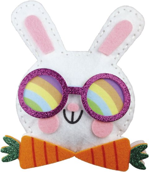 Ozdoba filcowa Craft-Fun Series Wielkanoc do złożenia - głowa zająca Titanum (5012)