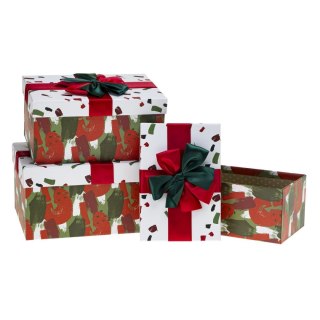Pudełko na prezent Rozette (pug-24237-pr white set 3)