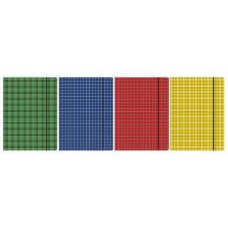 Teczka kartonowa na gumkę w krątę A4 różne 300g [mm:] 234x317 Rexus (603526)