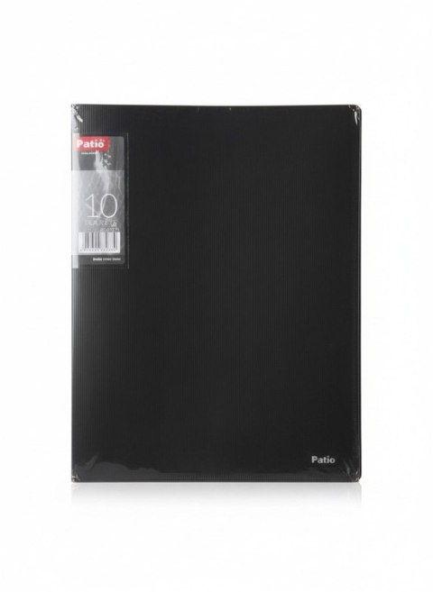 Teczka ofertowa A4 kolor: czarny 10 kieszeni Patio (PAT1131/N/01)