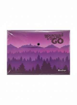 Teczka plastikowa na zatrzask A4 mix 300 mic. Berlingo (352552)