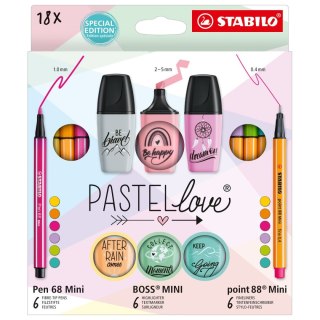 Zestaw piśmienniczy zestaw 18 szt Stabilo (77/5-8-5)
