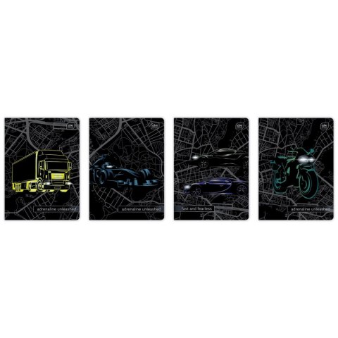 Zeszyt Cars A5 32k. 70g linia kolor Interdruk