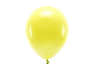 Balon gumowy Pastel Eco Balloons żółty 260mm Partydeco (ECO26P-084)