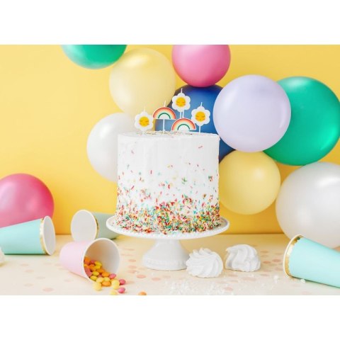 Balon gumowy Pastel Eco Balloons żółty 260mm Partydeco (ECO26P-084)