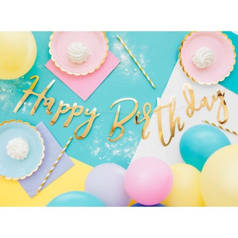 Balon gumowy Pastel Eco Balloons żółty 260mm Partydeco (ECO26P-084)