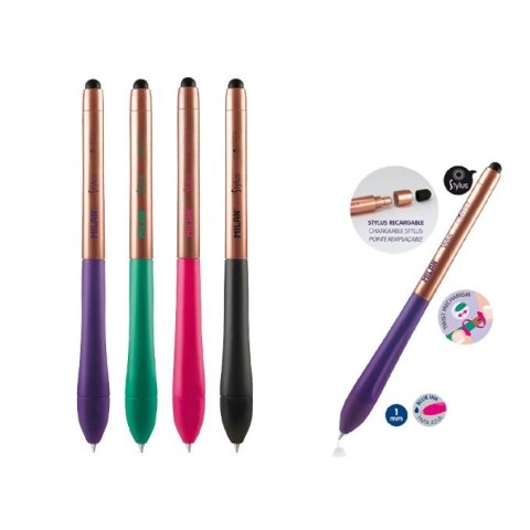 Długopis standardowy Stylus Copper wkład niebieski 1,0mm Milan (176593924)