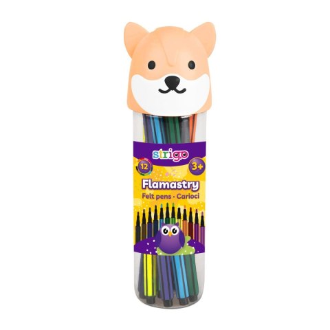 Flamaster 12K LISEK 590231557899 12 kol. Strigo (SSC287)