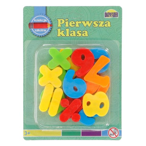 Klocki magnetyczne cyferki magnetyczne na blistrze Dromader (130-02691)