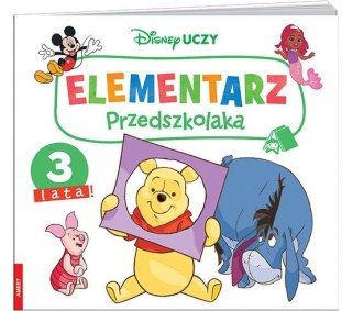 Książka dla dzieci Disney Uczy. Elementarz Przedszkolaka. 3 lata! Ameet (UEP 9308)
