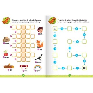 Książka dla dzieci Łamigłówki i krzyżówki. Ciekawe zadania dla przedszkolaków 6+