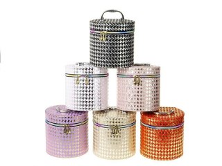 Kuferek M, walizka z lusterkiem, zapinany na zamek Adar (568709)