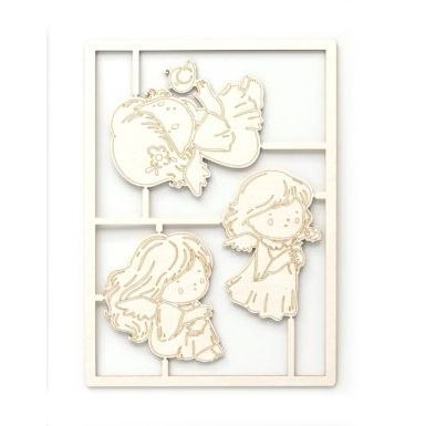 Ozdoba papierowa tekturki dekoracyjne aniołki Galeria Papieru (253062)