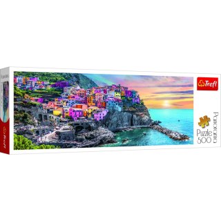 Puzzle Vernazza o zachodzie słońca, Włochy 500 el. Trefl (29516)