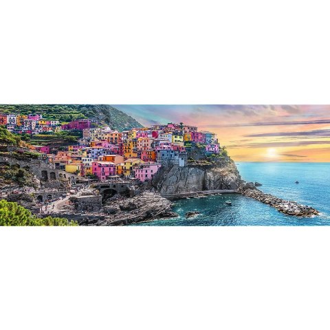 Puzzle Vernazza o zachodzie słońca, Włochy 500 el. Trefl (29516)