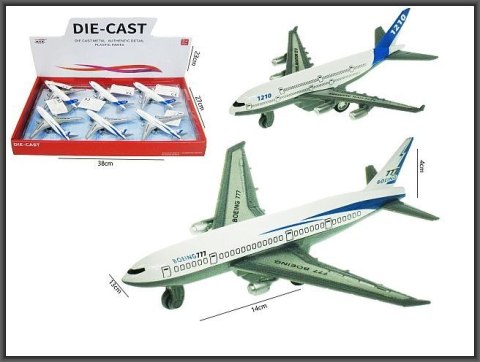 Samolot pasażerski 14cm z napędem Hipo (HX165)