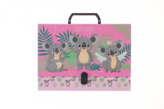 Teczka z szerokim grzbietem na klips Koala A4 mix Derform (TTRKOA10)